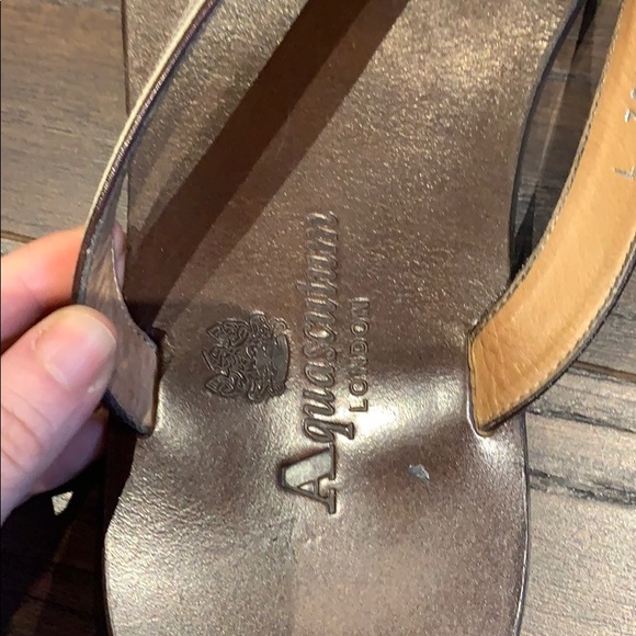 Men’s aquascutum London leather sandals - Picture 6 of 7